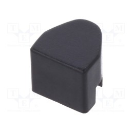 1 pcs x OMRON OCB - B322110 - Button, push-in, none, 5.5mm, -25÷70°C, rounded, black