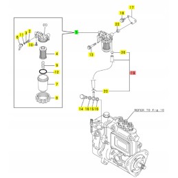 Yanmar fuel line vio55 vio38u