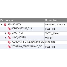 Yanmar fuel line vio55 vio38u