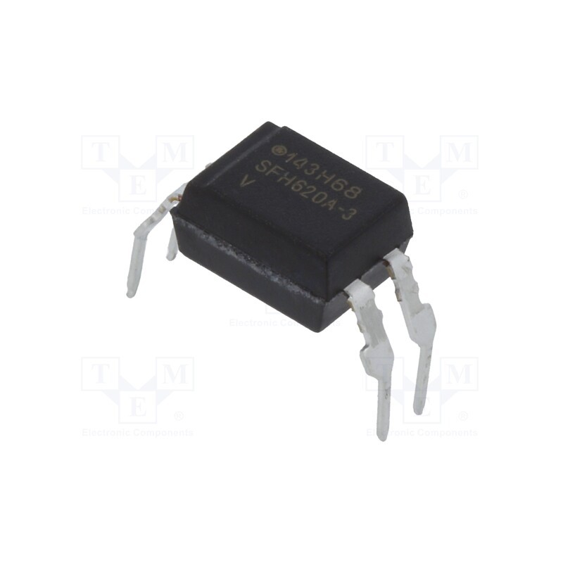 1 pcs x VISHAY - SFH620A-3X006 - Optocoupler, THT, Ch: 1, OUT: transistor, Uinsul: 5.3kV, Uce: 70V