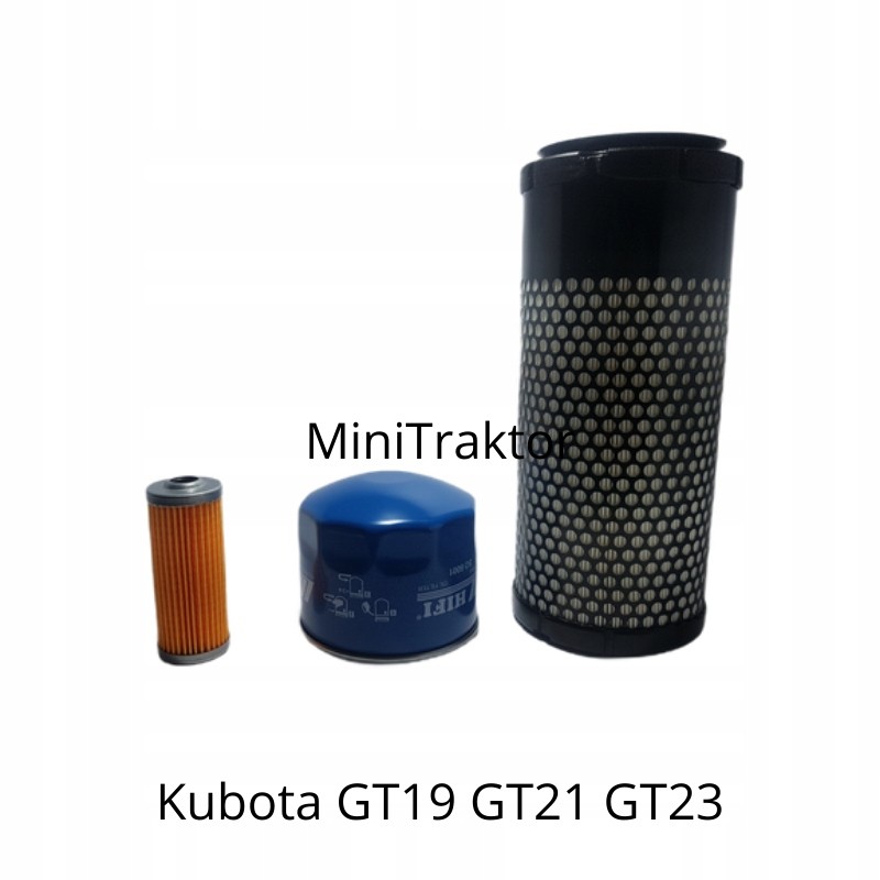 Kubota gt19 gt21 gt23 complete filter set