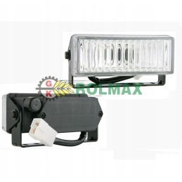 Halogen fog lamp with cable and amp connector