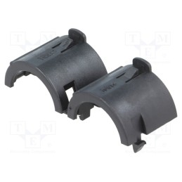 2 pcs x MTA - 300557 - Tube retainer, Mat: PBT, black
