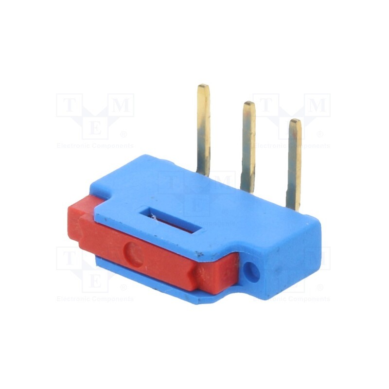 1 pcs x SUNGMUN ELECTRONICS - NSI-20H - Switch: slide, Pos: 2, 0.3A/24VDC, THT, Leads: for PCB,angled