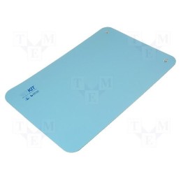 1 pcs x ELME - 157CUT 4060 BLUE - Bench mat, ESD, L: 0.6m, W: 0.4m, Thk: 2mm, blue, Rsurf: 5÷500MΩ, 440°C