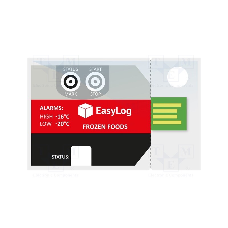 1 pcs x LASCAR - EL-PDF-1-002 - Data logger, temperature, ±0,5°C, Power supply: battery, IP67