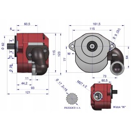 Hydraulic pump Ursus C 385 rpm l Warynski