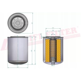 Hifi filter so 7262 engine oil filter