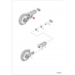 Bobcat e16 e19 e20 e20z wheel tensioner original