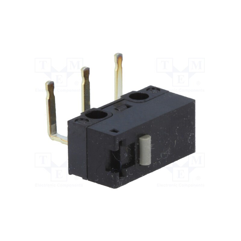 2 pcs x OMRON OCB - D2F-01-A - Microswitch SNAP ACTION, 0.1A/30VDC, without lever, SPDT, Pos: 2