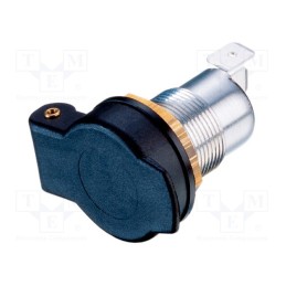 1 pcs x PRO CAR - 53114321 - Car lighter socket, car lighter mini socket x1, 16A, black