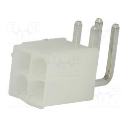 2 pcs x NINIGI - N42GK-04 - Socket, wire-board, male, N42G, 4.2mm, PIN: 4, THT, 600V, 9A, tinned