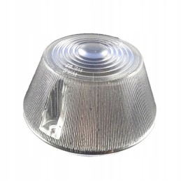 2x round white lampshade on the front of the trailer was we92