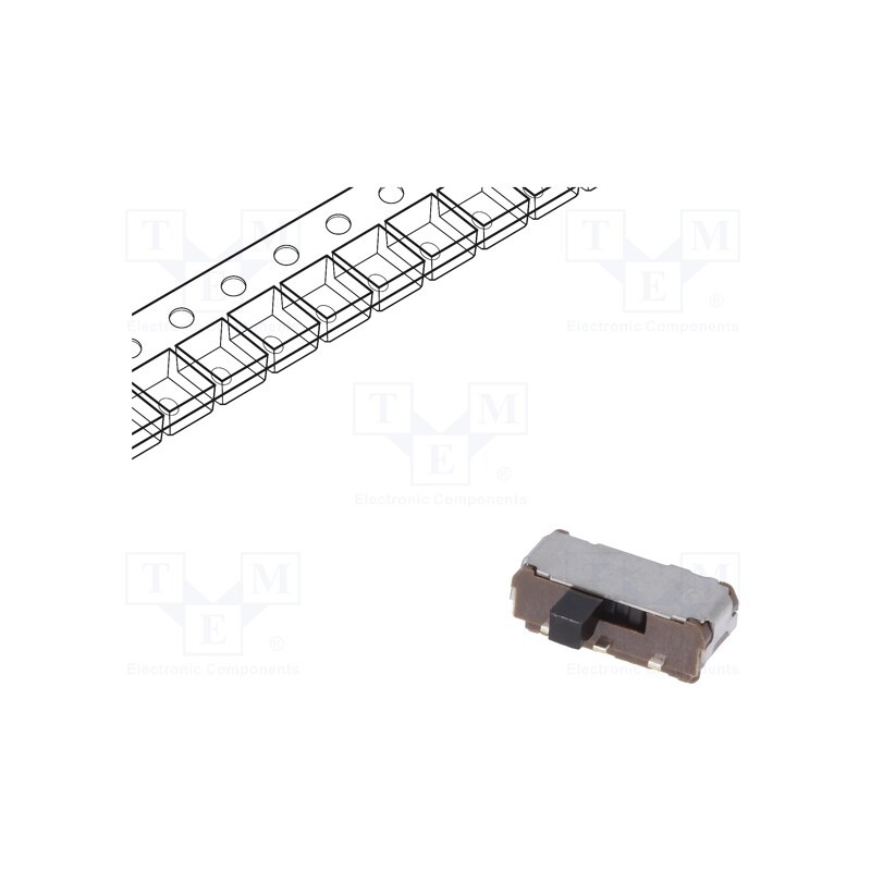 1 pcs x ALPS - SSSS211603 - Switch: slide, Pos: 2, SPDT, 0.3A/6VDC, ON-ON, SMT, Leads: for PCB