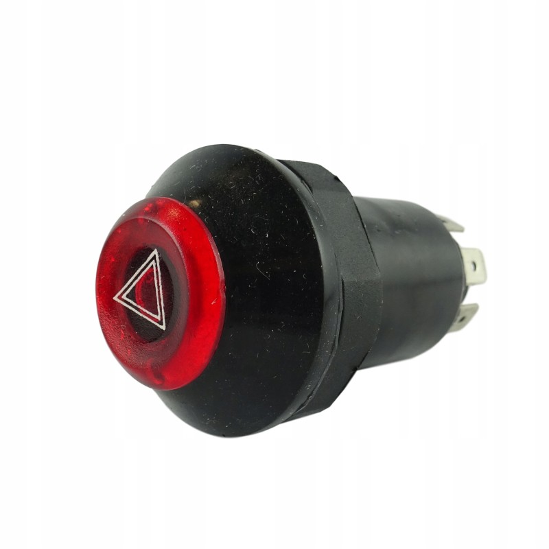 Push-button hazard warning light switch, 7 pin