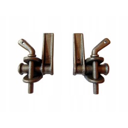 Lower side hinge, diameter 16, set