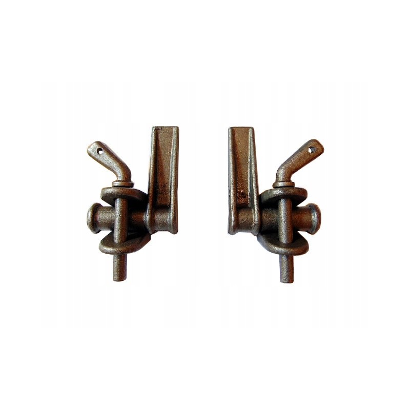 Lower side hinge, diameter 16, set