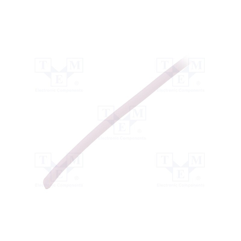 250 m x FAVIER - GES-1X1,8-TR-250 - Insulating tube, silicone, transparent, -50÷200°C, Øint: 1mm