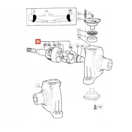 Polos front complete right jcb 3cx 4cx 914 89800