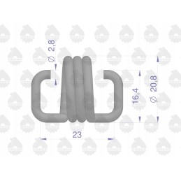 Brake disc spring sold for 10c 385 ory