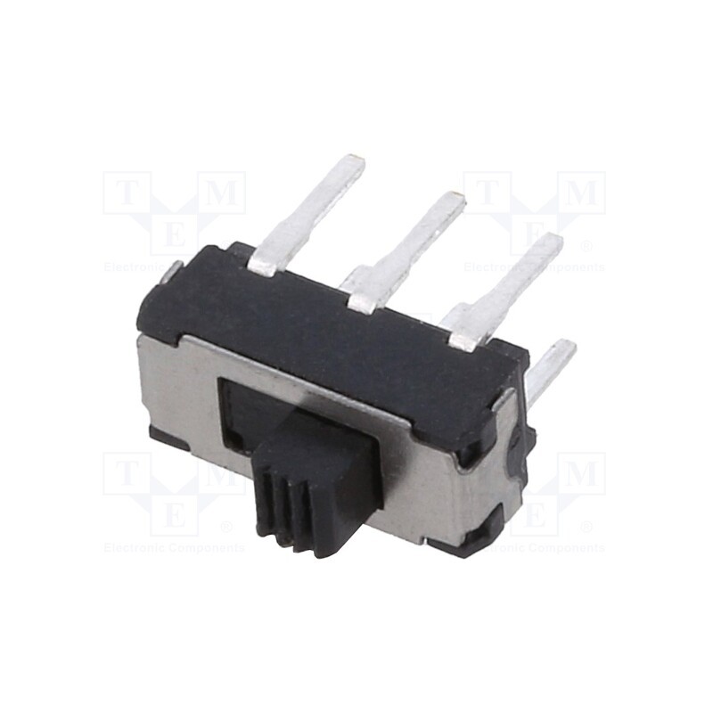 1 pcs x E-SWITCH - EG1271 - Switch: slide, Pos: 2, SPDT, 0.3A/30VDC, ON-ON, THT, Leads: for PCB