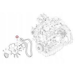 New Holland alternator belt 87415774