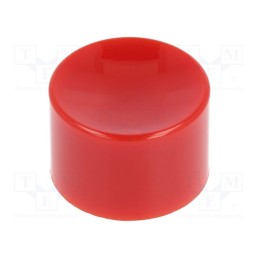 1 pcs x KNITTER-SWITCH - KM 609 - Button, Illumin: none, Body: red, MPA