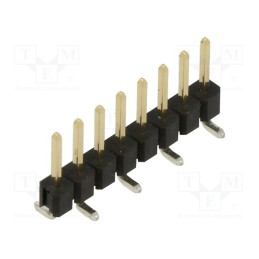 2 pcs x HARWIN - M20-8770842 - Pin header, pin strips, male, 2.54mm, PIN: 8, SMT, on PCBs, vertical