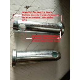 Trans hitch mounting pin 1664850m1 mf 3 4 pl