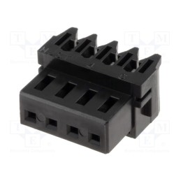 2 pcs x JST - 04NR-E4K(LF) - Plug, IDC, female, NR, 2.5mm, PIN: 4, for cable, 250V, 2A, Layout: 1x4