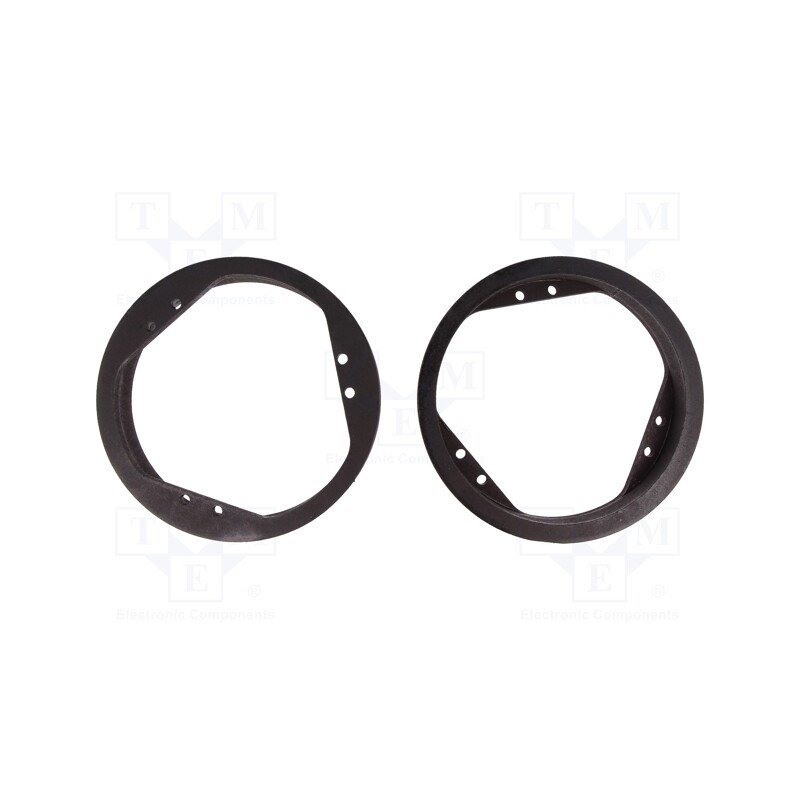 1 set x BASSER - DMMITS01 - Spacer ring, MDF, 165mm, Mitsubishi, impregnated, 2pcs.