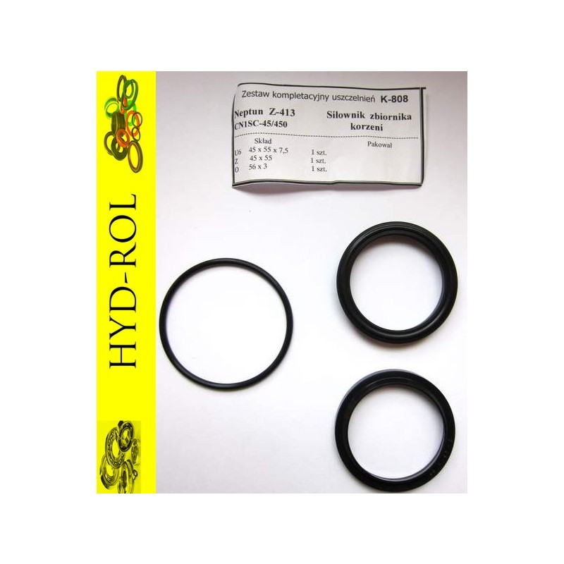 Force seals of the tank of the Neptun K 808 combine harvester