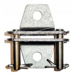 Clip with Claas ears, pin 6, 9mm link