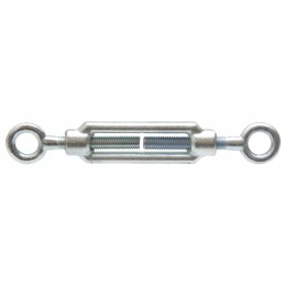 Turnbuckle, galvanized, eyelet, M5x60 mm