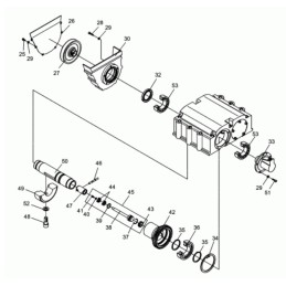Wacker dpu40 dpu50 vibration pulley 0129844