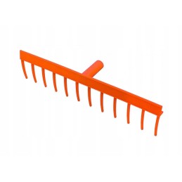Universal plastic rake, 12 teeth, teger