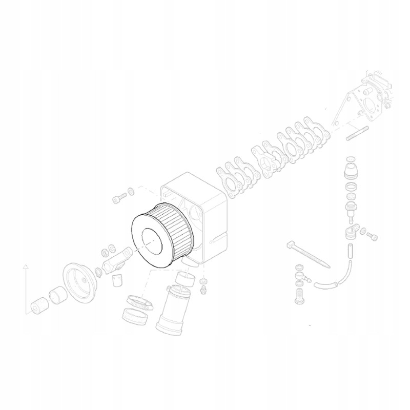 Hatz 04030101 air filter 1d30 1d40 1d41 1d50