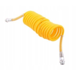 Spiral cable 22x1 5 4 5m, yellow POLMO