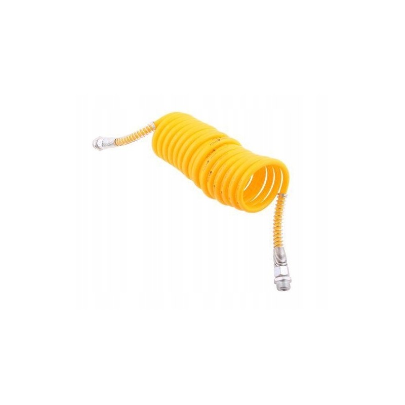 Spiral cable 22x1 5 4 5m, yellow POLMO