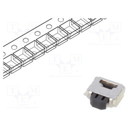 1 pcs x OMRON OCB - B3U3100P - Microswitch TACT, SPST-NO, Pos: 2, 0.05A/12VDC, SMT, none, 1.59N