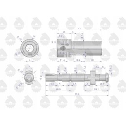 Pressing element of the injection pump c 360 fpe8 3a or