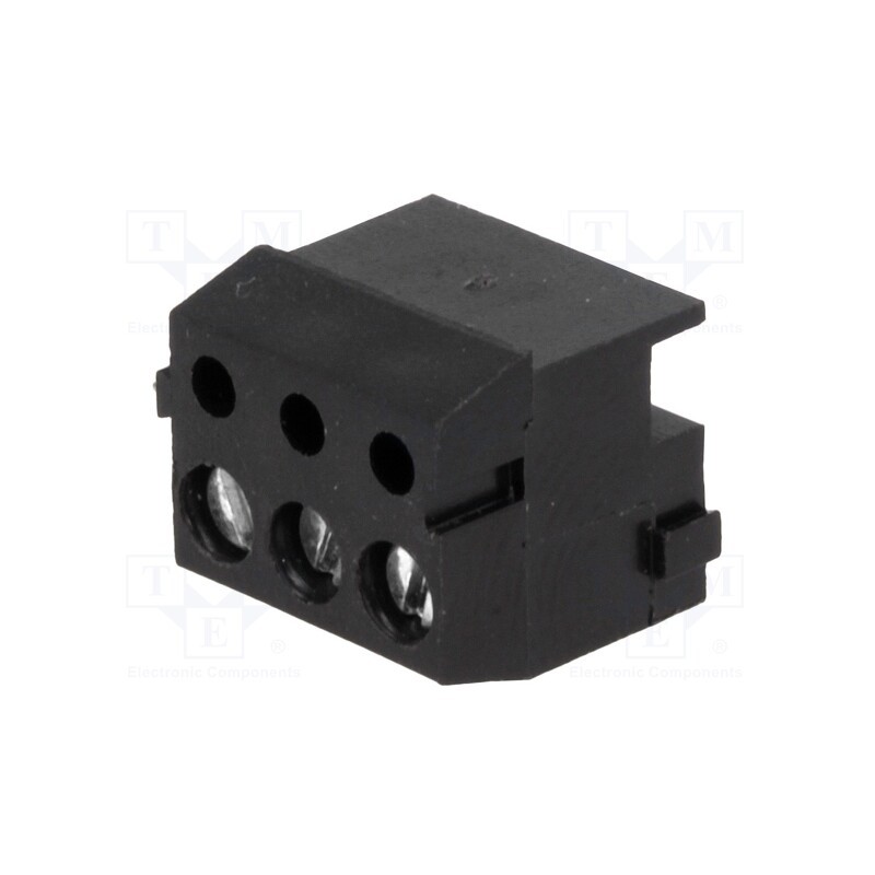 2 pcs x DEGSON ELECTRONICS - DG333K-3.5-03P-13-00AH - Pluggable terminal block, Contacts ph: 3.5mm, ways: 3, angled 90°