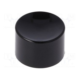 1 pcs x KNITTER-SWITCH - KM 605 - Button, Illumin: none, Body: black, MPA