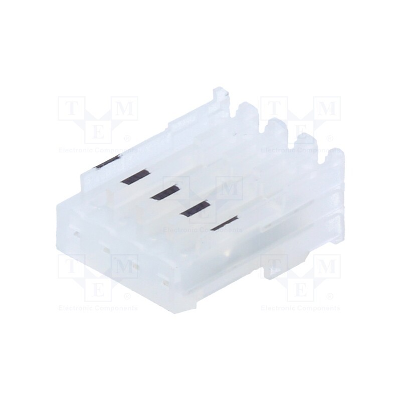 2 pcs x PANCON - CE100F24-04-D_E - Plug, wire-board, female, PIN: 4, end connector, 2.54mm, IDC, 24AWG