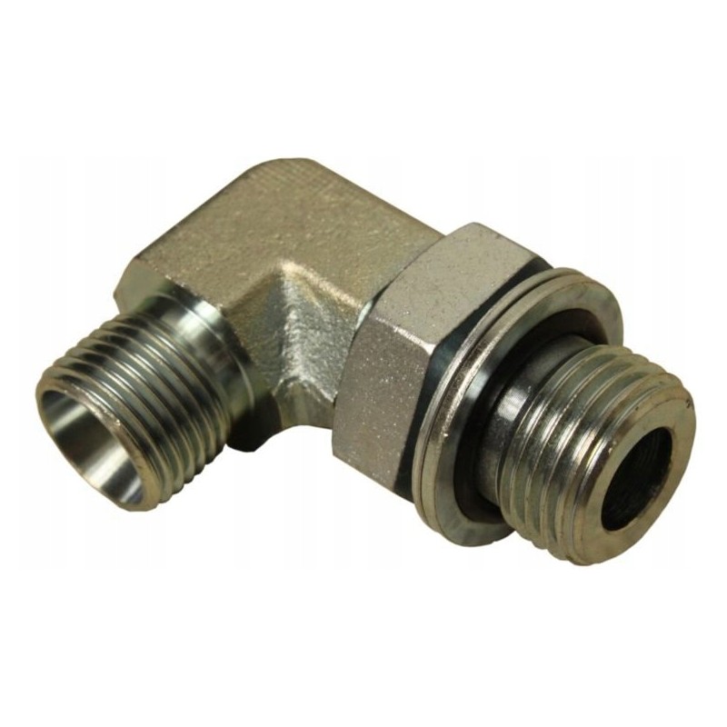 Adjustable elbow hydr 1 2 bsp x m18x1 5 12l