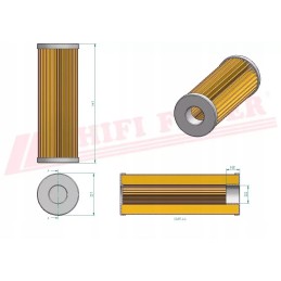 Fuel filter hifi filter sn 21589
