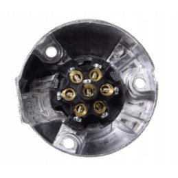 7-pole electrical socket for metal trailers