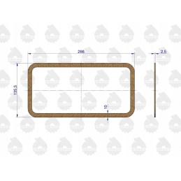 Head gasket set C 330 original Ursus