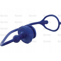 Blue PVC plug 1 2 female coupling 5 pieces