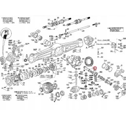 Attack roller with wheel manitou 109545 mlt 626 mlt 725